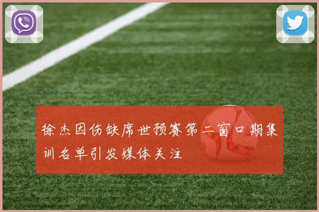 徐杰因伤缺席世预赛第二窗口期集训名单引发媒体关注